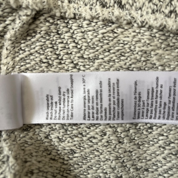 TopShop open front, herringbone tweed jacket with pockets. Size 6 - Picture 6 of 6